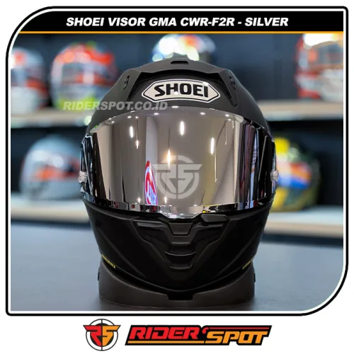 SHOEI Visor GMA CWR-F2R Flat Silver Z8 X15 XSPR