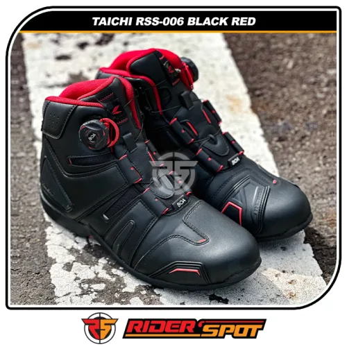 TAICHI Shoes RSS-006 Black Red Drymaster Boa Riding