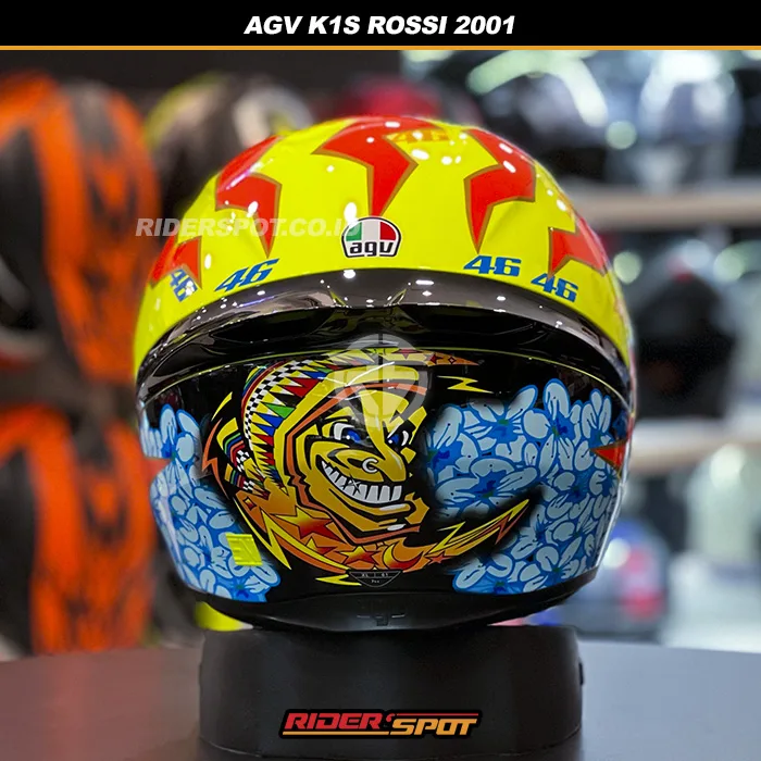 AGV K1S Rossi 2001 Helmet - Asian Fit – Riderspot