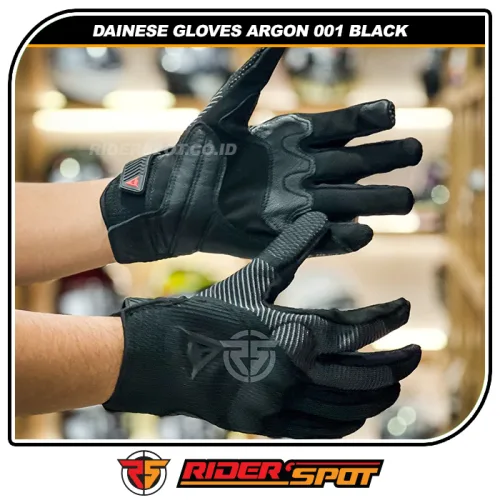 DAINESE Glove Argon 001 Black Knit