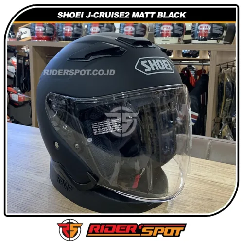 SHOEI J-CRUISE 2 Matt Black Halfface Helmet