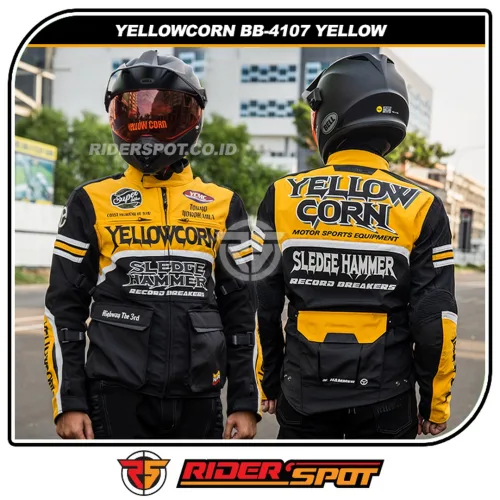 YELLOWCORN Mesh Touring Jacket BB-4107 Yellow – Riderspot
