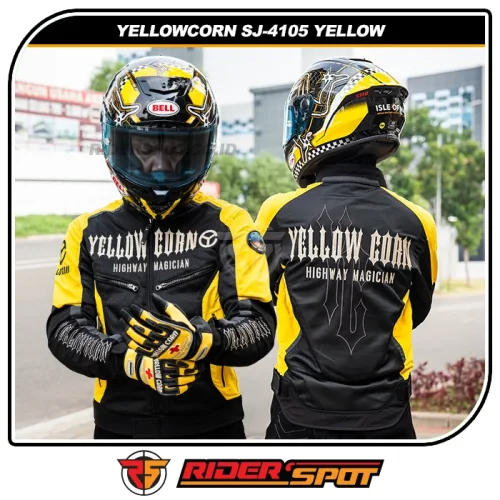 YELLOWCORN Seed Mesh Jacket SJ-4105 Yellow