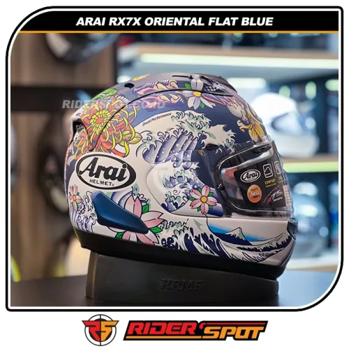ARAI RX-7X Oriental Flat Blue Helmet