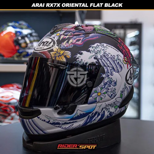 ARAI RX-7X Oriental Flat Black Helmet – Riderspot