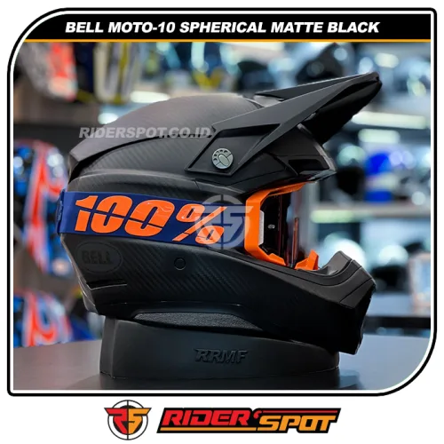 BELL Moto-10 Spherical Matte Black Carbon Helmet