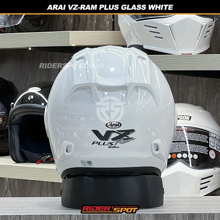 ARAI VZ-RAM Plus Glass White Helmet – Riderspot