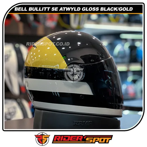 BELL Bullitt ATWYLD Orion Gloss Black Gold Helmet
