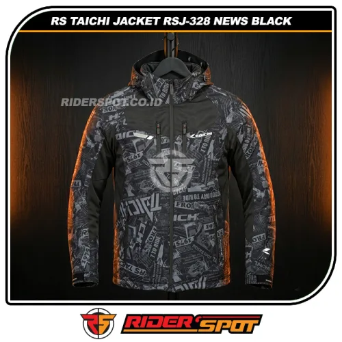RS TAICHI Jacket RSJ-328 Air Parka News Black