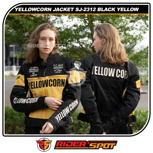 YELLOWCORN Seed Jacket SJ-2312 Black Yellow