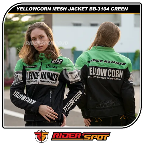 YELLOWCORN Mesh Jacket BB-3104 Green