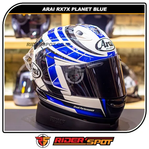 ARAI RX-7X Planet Blue Helmet