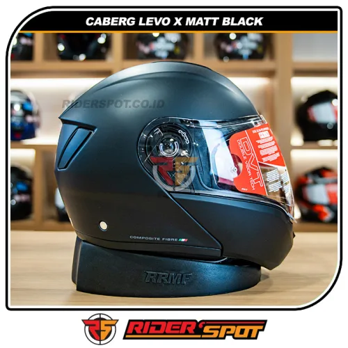 CABERG Levo X 17 Matt Black Helmet