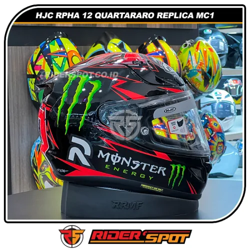 HJC RPHA 12 Quartararo Replica MC1 Helmet