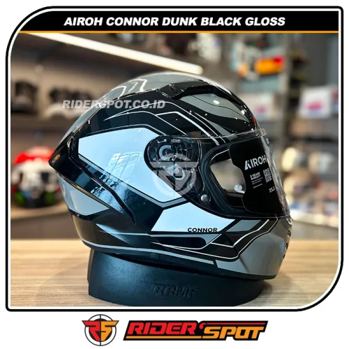 AIROH Connor Dunk Black Gloss Helmet