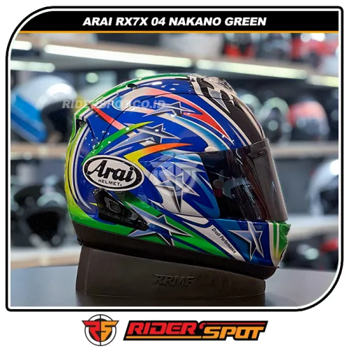 ARAI RX-7X Nakano Green 04 Helmet