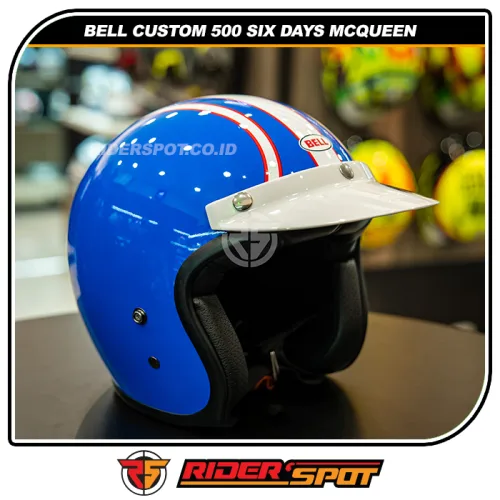 BELL Custom 500 Six Days McQueen Helmet – Riderspot