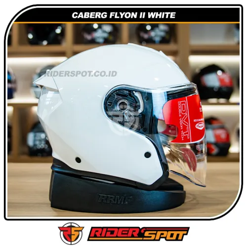 CABERG Flyon II A1 White Helmet