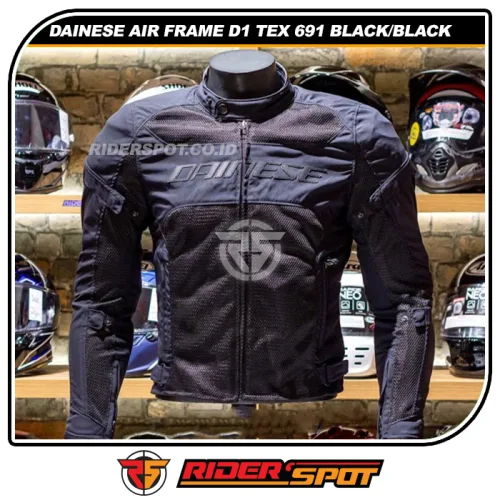 DAINESE Jacket Air Frame D1 Tex 691 Black/Black/Black