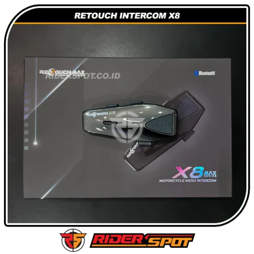 RETOUCH X8 Mesh Intercom Max Series Bluetooth