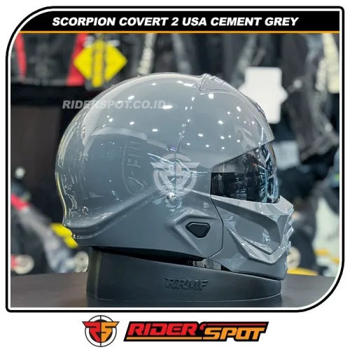 SCORPION Covert 2 USA Cement Grey Helmet