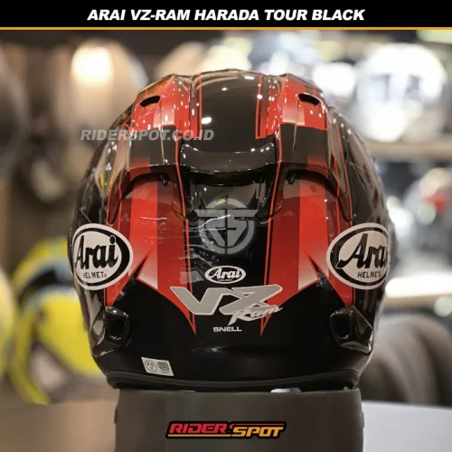 ARAI VZ-RAM Harada Tour Black Helmet – Riderspot