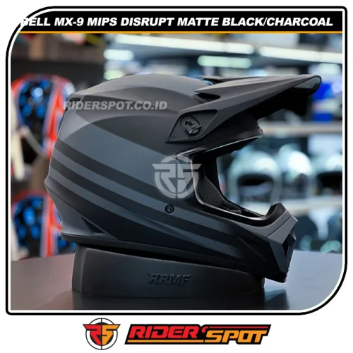 BELL MX-9 Mips Disrupt Matte Black-Charcoal Helmet