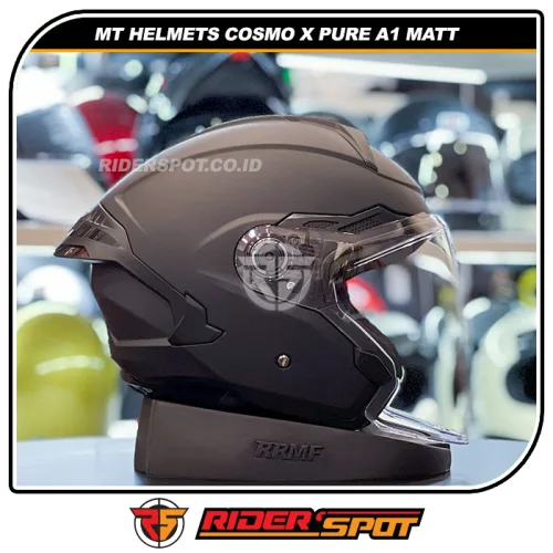 MT HELMETS Cosmo X Pure A1 Matt Black