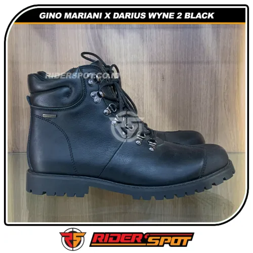 GINO MARIANI X Darius Sinathrya Shoes Wyne 2 Black Boots Waterproof