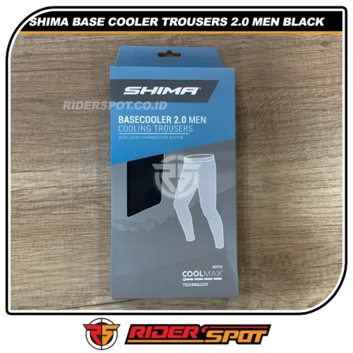 SHIMA Base Cooler Coolmax® Men's Thermoactive Trousers 2.0 Black