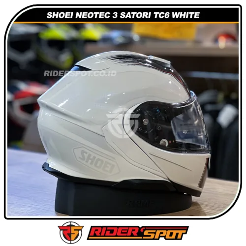 SHOEI Neotec 3 Satori TC6 White Helmet
