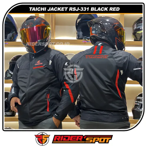 TAICHI Jacket RSJ-331 Torque Mesh Black Red