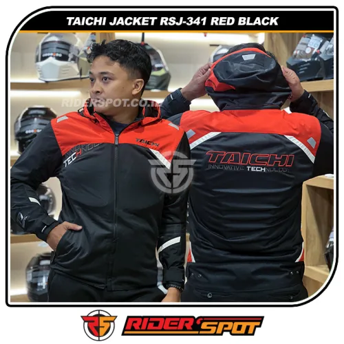 TAICHI Jacket RSJ-341 Air Speed Parka Red Black
