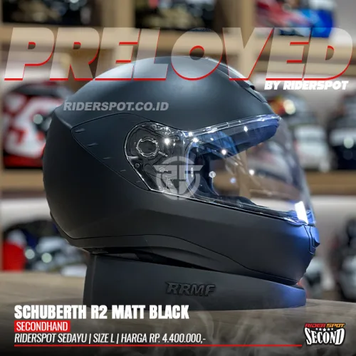 2ND SCHUBERTH R2 Matt Black Helmet