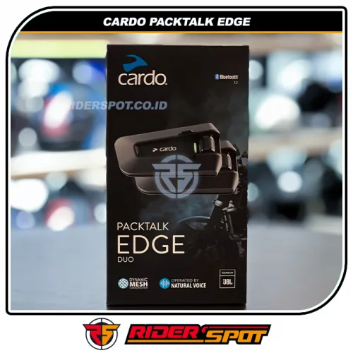 CARDO Packtalk Edge Intercom Helm JBL Bluetooth