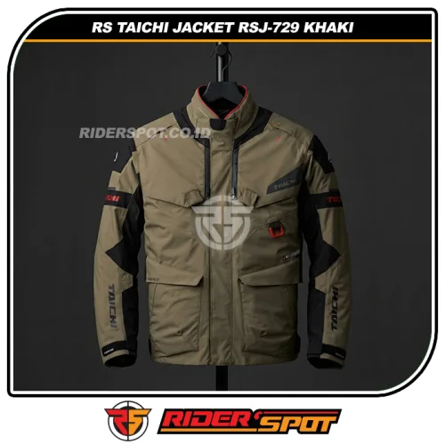 RS TAICHI Jacket RSJ-729 Khaki DryMaster Kompass