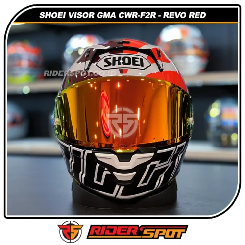 SHOEI Visor GMA CWR-F2R Revo Red Z8 X15 XSPR