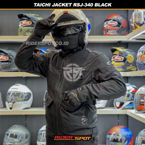 RS TAICHI Jacket RSJ-340 Black Kompass Air Explorer – Riderspot