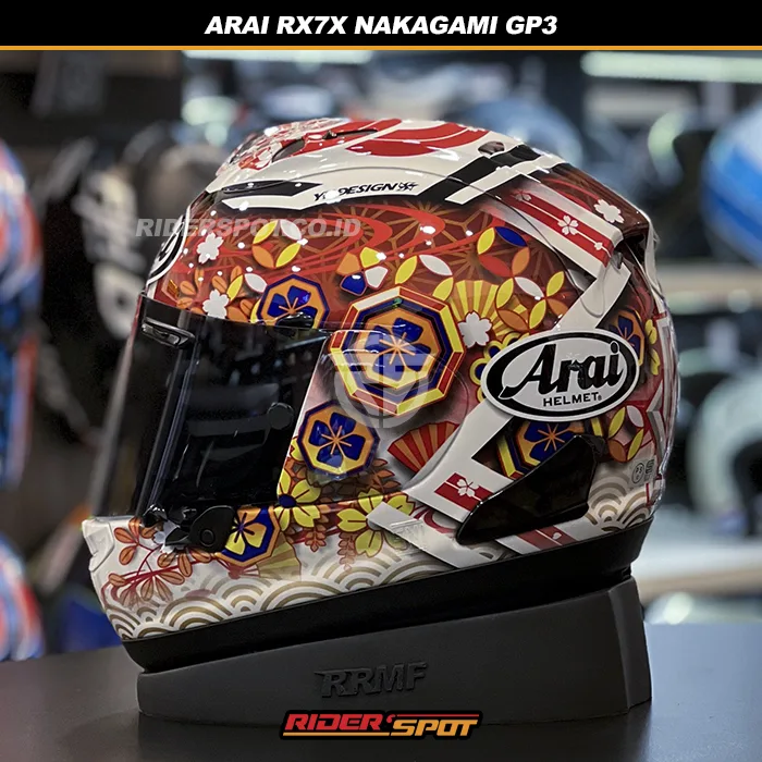 ARAI RX-7X Nakagami GP3 Helmet – Riderspot