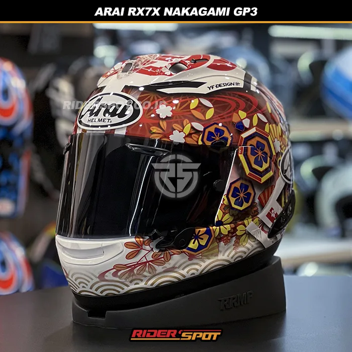 ARAI RX-7X Nakagami GP3 Helmet – Riderspot