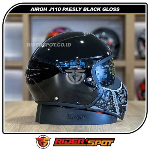 AIROH J110 Paesly Black Gloss Helmet
