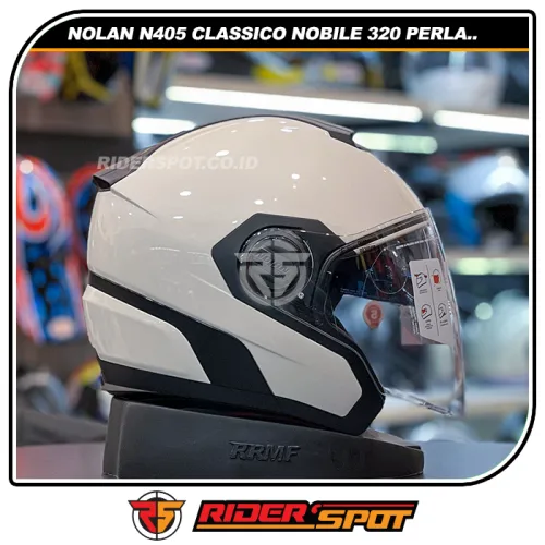 NOLAN N405 Classico Nobile 320 Perla Glossy Helmet