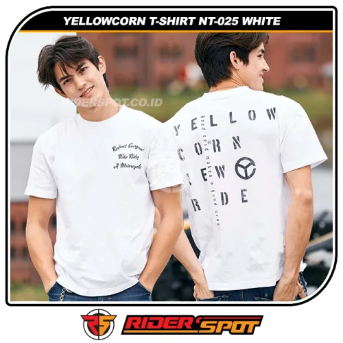 YELLOWCORN New Ride T-Shirt NT-025 Cotton White