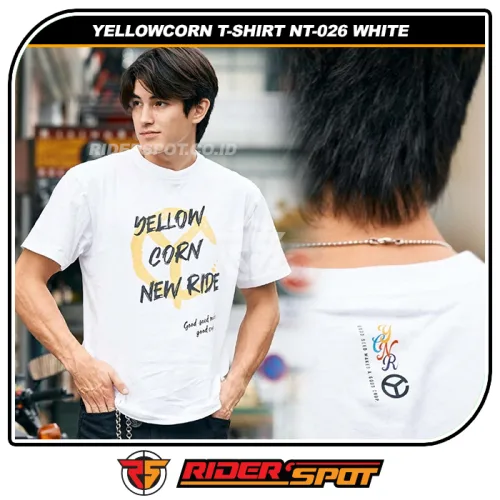 YELLOWCORN New Ride T-Shirt NT-026 Cotton White