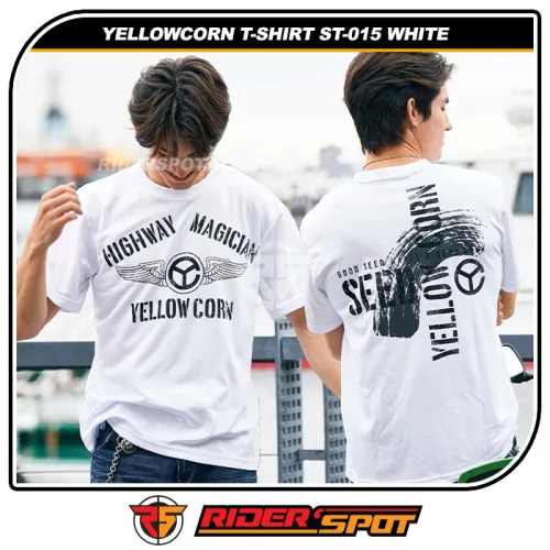 YELLOWCORN Seed T-Shirt ST-015 Cool Mesh White