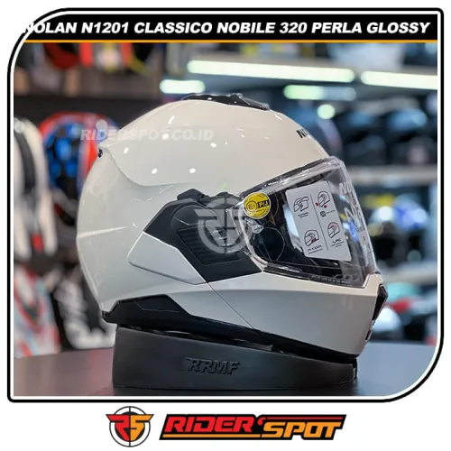 NOLAN N120-1 Classico Nobile 320 Perla Glossy Helmet
