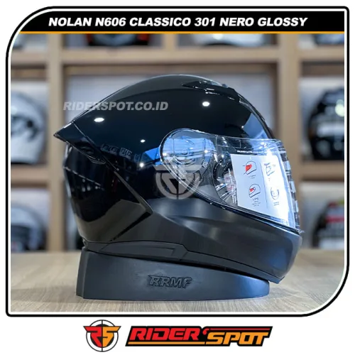 NOLAN N60-6 Classico 301 Nero Glossy Helmet