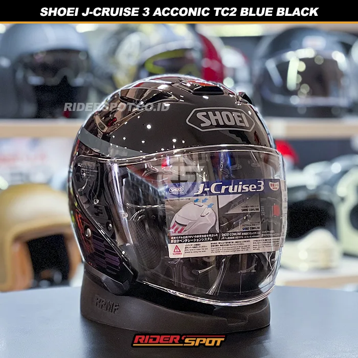 SHOEI J-Cruise 3 Acconic TC2 Blue Black Helmet