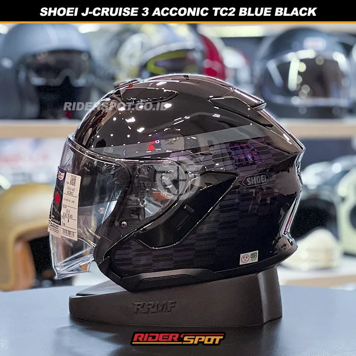 SHOEI J-Cruise 3 Acconic TC2 Blue Black Helmet