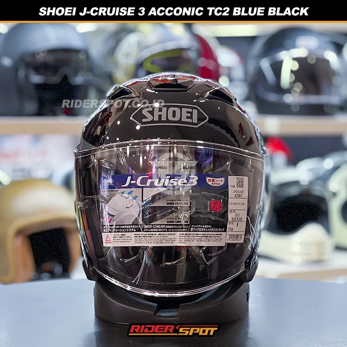 SHOEI J-Cruise 3 Acconic TC2 Blue Black Helmet